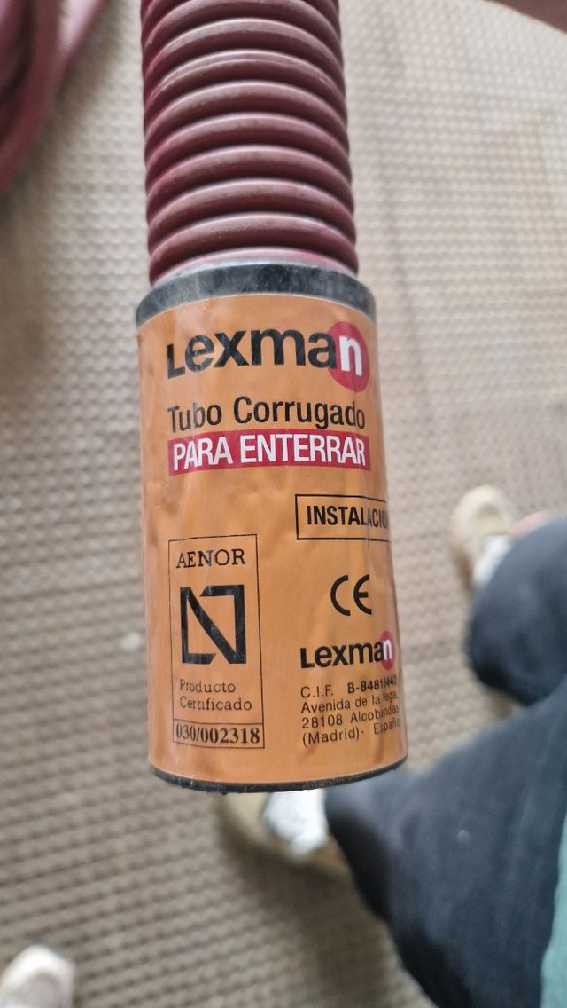 Tubo Corrugado Lexman para Enterrar
