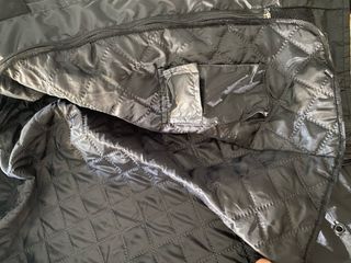 Chaqueta moto negra y rosa Talla S. 
