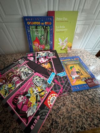 cuentos infantiles y puzzles