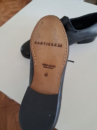 Zapatos de piel negros talla 43