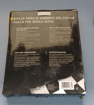 Organizador de asiento de coche