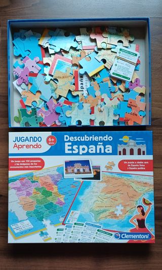 Lote 3 Puzzles Educativos Diset España y Europa