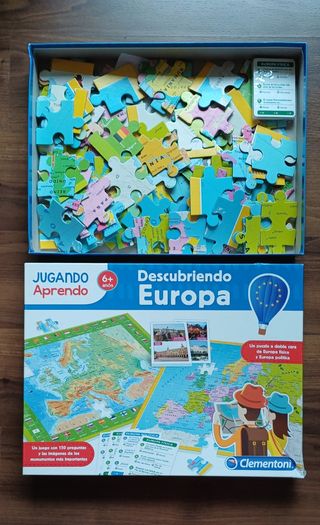 Lote 3 Puzzles Educativos Diset España y Europa