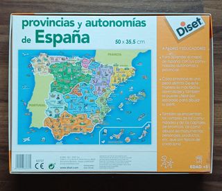 Lote 3 Puzzles Educativos Diset España y Europa
