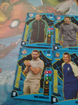 Adrenalyn Estampas de Fútbol Entrenadores