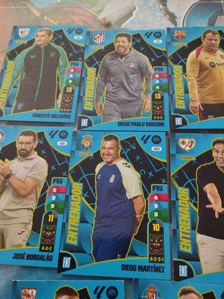 Adrenalyn Estampas de Fútbol Entrenadores