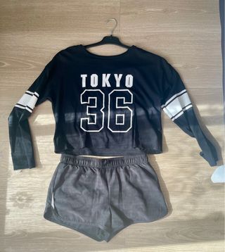 Conjunto Tokyo 36 camiseta y shorts