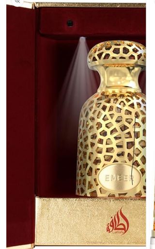 Perfume Lattafa Ameer Dorado y Rojo