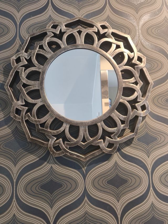 Espejo Diseño Vintage Efecto Metal