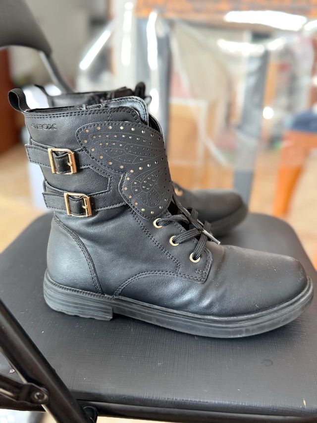 Botas Geox Niña Negras