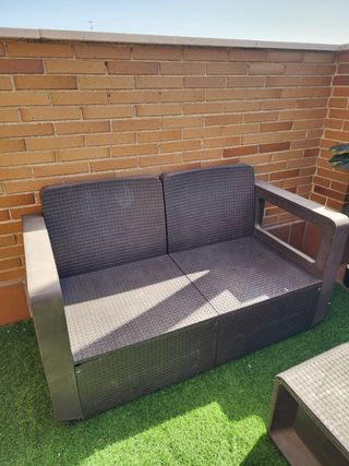 Conjunto de jardín marrón