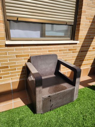 Conjunto de jardín marrón