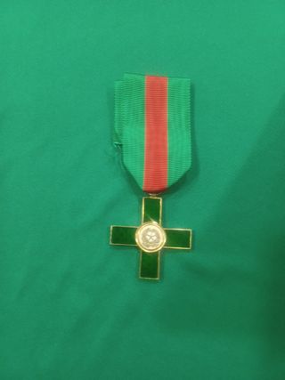 Medalla Cruz Verde con Cinta
