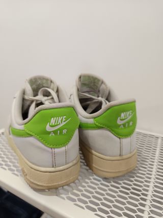 Zapatillas Nike Air Force 1 Verde Blanco T 37,5
