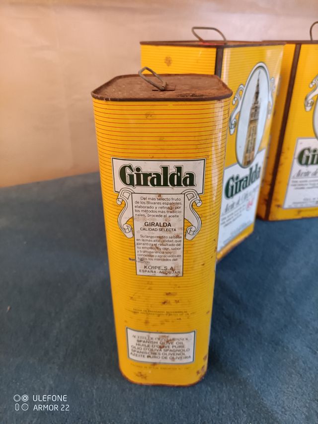 Latas de óleo da coleção Giralda