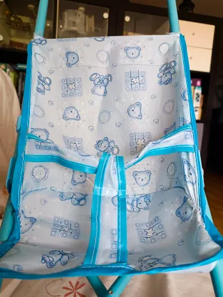 Carro ligero de juguete para bebé azul