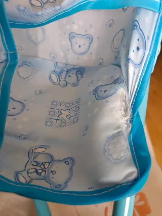 Carro ligero de juguete para bebé azul