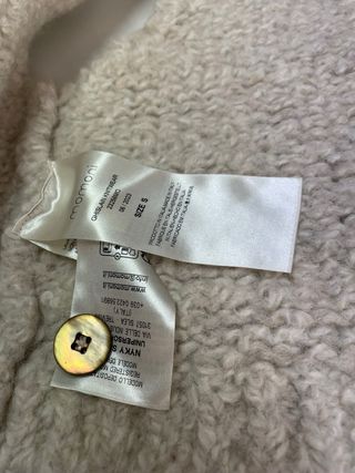 Chaleco de lana beige Momoni