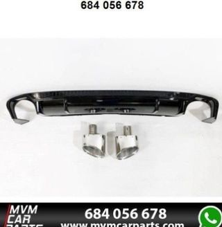 Difusor Trasero Audi A5 Sportback SLine 2017 Look