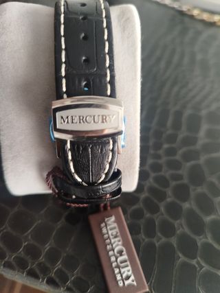Reloj Mercury Unisex Negro/Plata