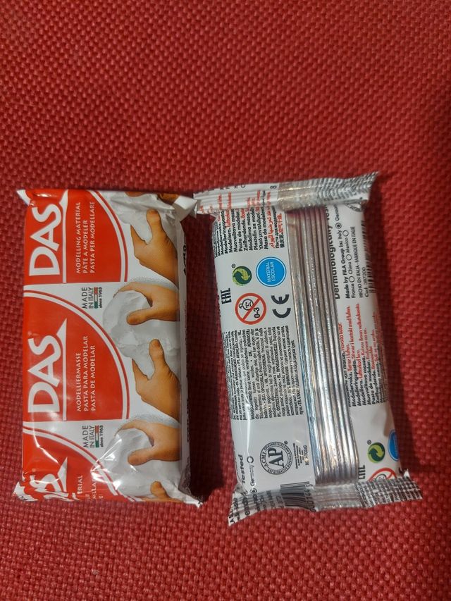 A ESTRENAR Lote 2uds Pasta Moldear Blanca DAS