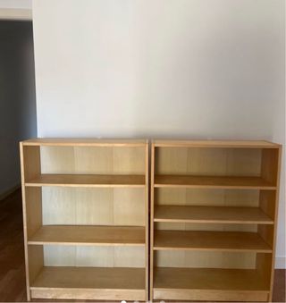 Pack 3 Estanterías Madera