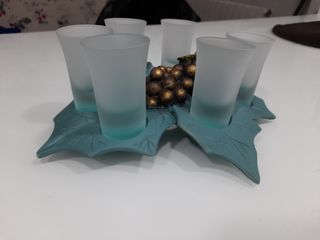 Juego 6 Vasos Chupito Uva