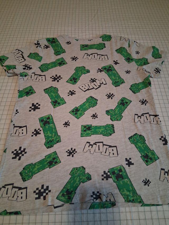 Camiseta Minecraft Creeper Niño