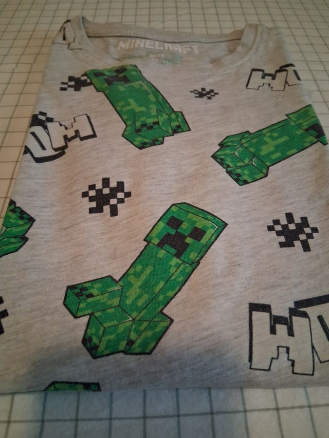 Camiseta Minecraft Creeper Niño