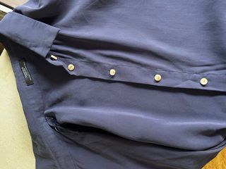 Camisa azul de manga corta parfois