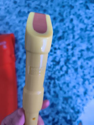 Flauta Hohner 9516 con funda naranja