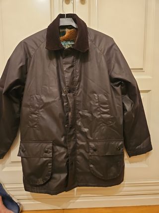 Chaqueta Barbour encerada mujer verde oliva