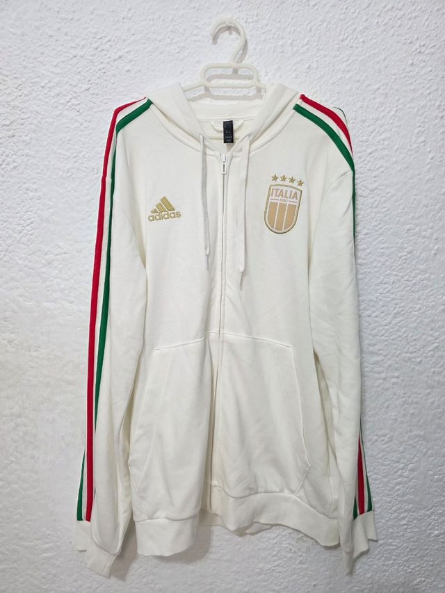 Sudadera Adidas Italia Tricolor