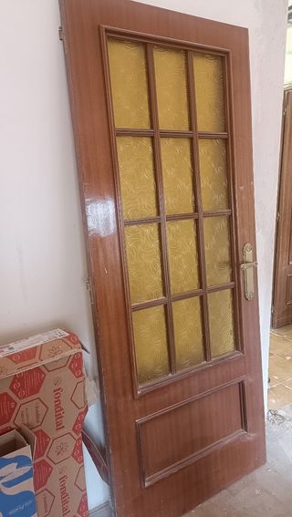 Puerta Sapeli con Cristal