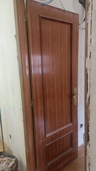 Puerta Sapeli con Cristal