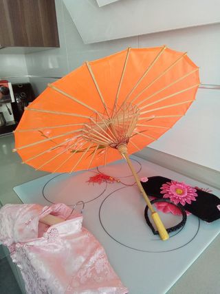 Disfraz niña china rosa Talla 6