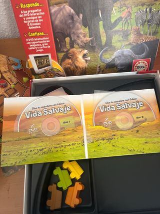 Juego Educa Vida Salvaje DVD Interactivo