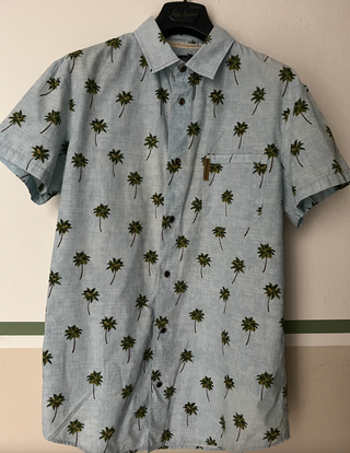 Camicia Armani Jeans fantasia palme