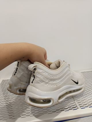 Zapatillas Nike Air Max estilo 97 Blancas Talla 38