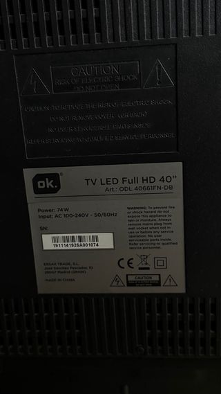 TV LED Full HD 40 Amazon Fire TV marca OK