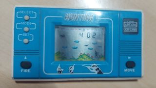 Mini Arcade Hunting Juego Portátil Azul