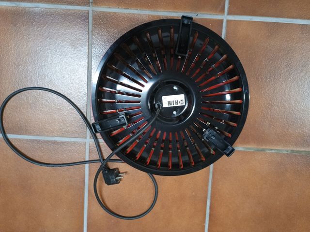 Brasero eléctrico redondo