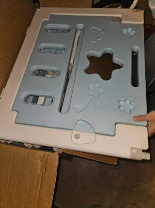 Parque infantil para bebés de 14 vallas con puerta