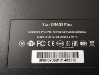 Tableta Gráfica XP-PEN Star G960S. Sin cable.