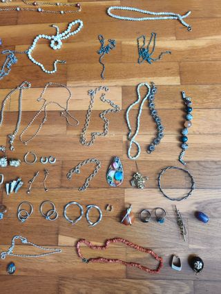 Lote de Joyas Variadas y bisutería antigua