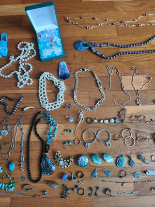 Lote de Joyas Variadas y bisutería antigua