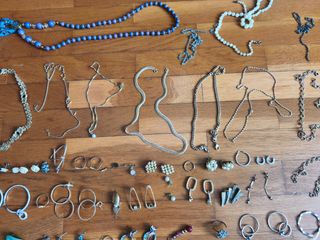 Lote de Joyas Variadas y bisutería antigua