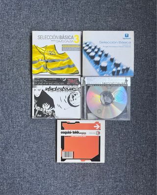 Lote 5 CDs Música Electrónica Dance Techno