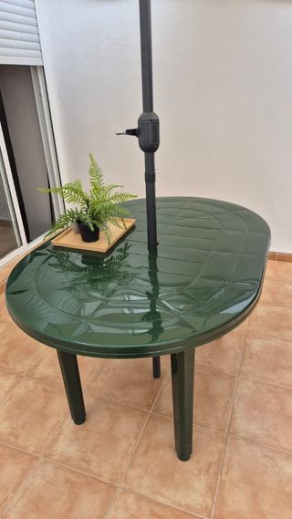 Mesa jardín ovalada,recoger en Torrente, Valencia.