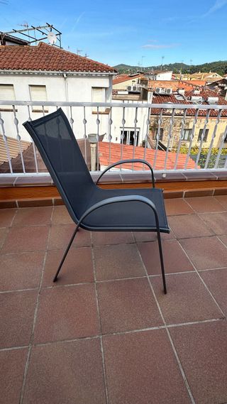 Conjunto Mesa, Sillas y Sombrilla Terraza